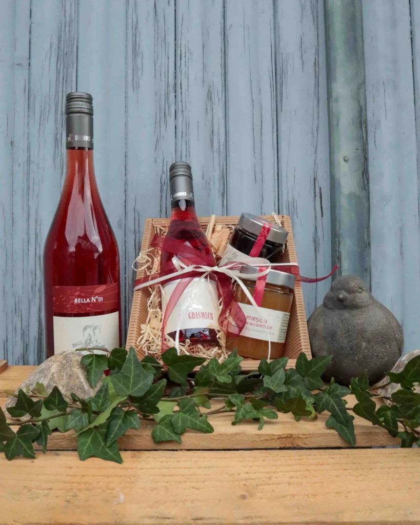 Geschenkkörbchen für Weihnachten - Weingut Grasmuck, Gamlitz